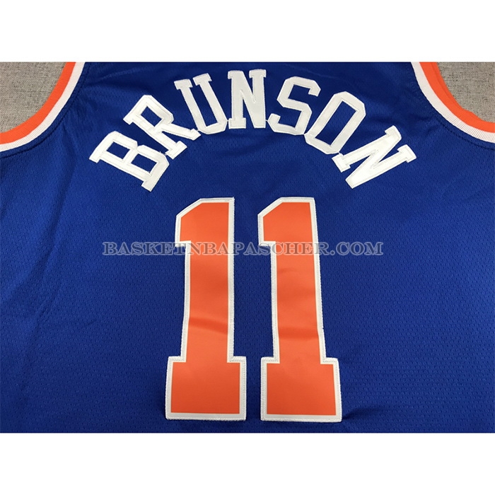 Maillot New York Knicks Jalen Brunson NO 11 Icon 2022-23 Bleu